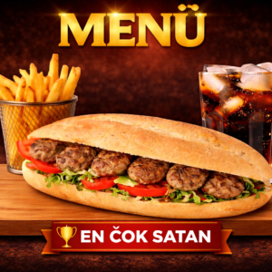 Menü Tam ekmek Köfte