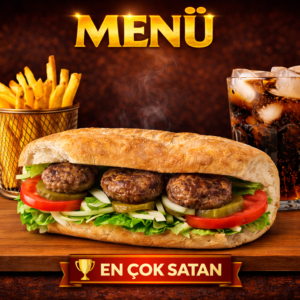 Menü Yarım ekmek Köfte